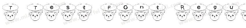 T Test Font Regular字体转换